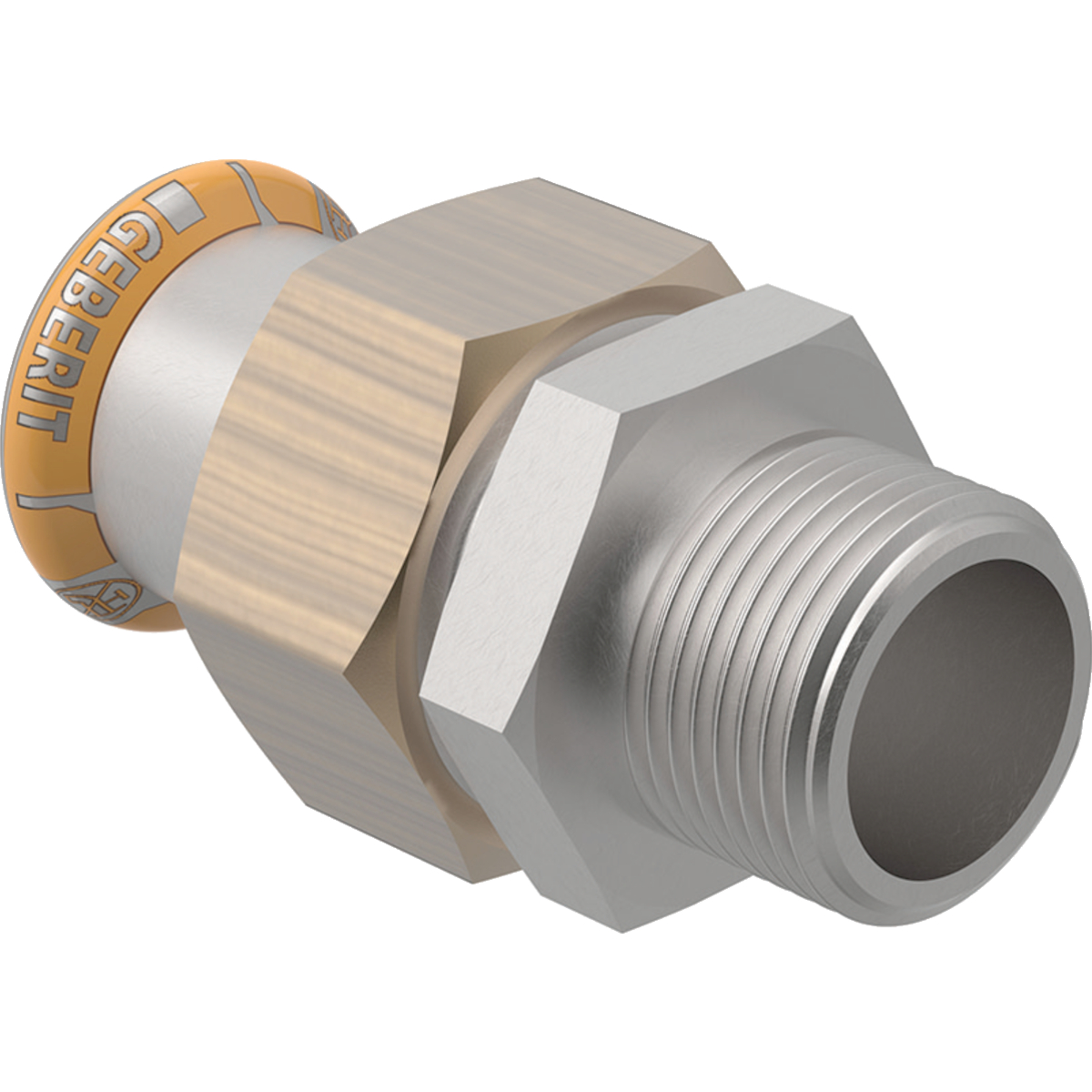 1 - Putkenosat Puristusyhdistäjä muhvi-kierre RST 35mm 1 1/4" UK Therm