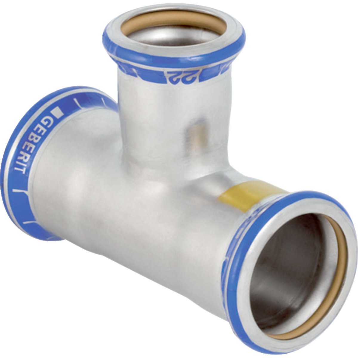 1 - Putkenosat Puristus T-haara HST 18mm 18x15x18mm kaasu