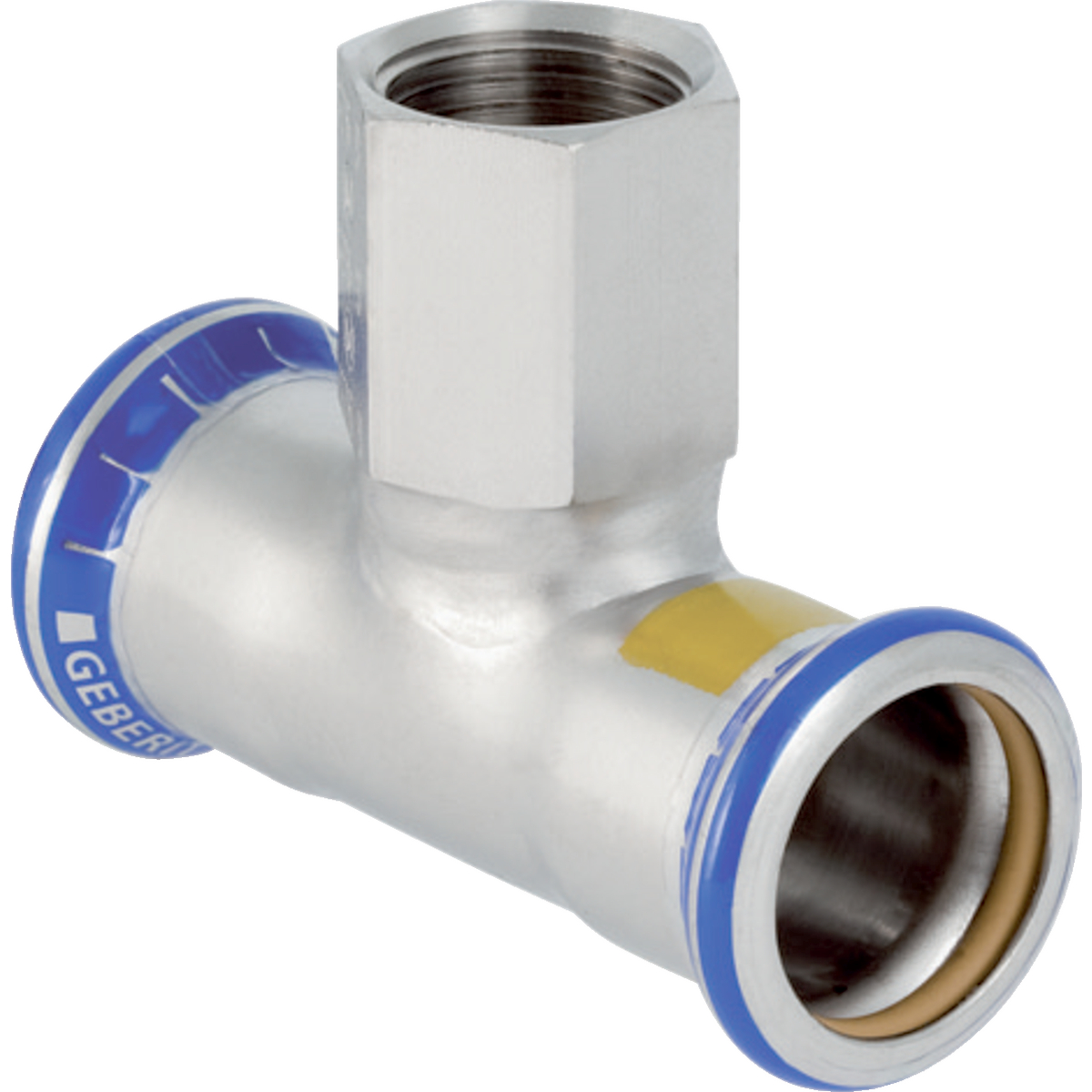 Putkenosat Puristus T-haara muhvi-kierre HST 18mm 1/2" kaasu