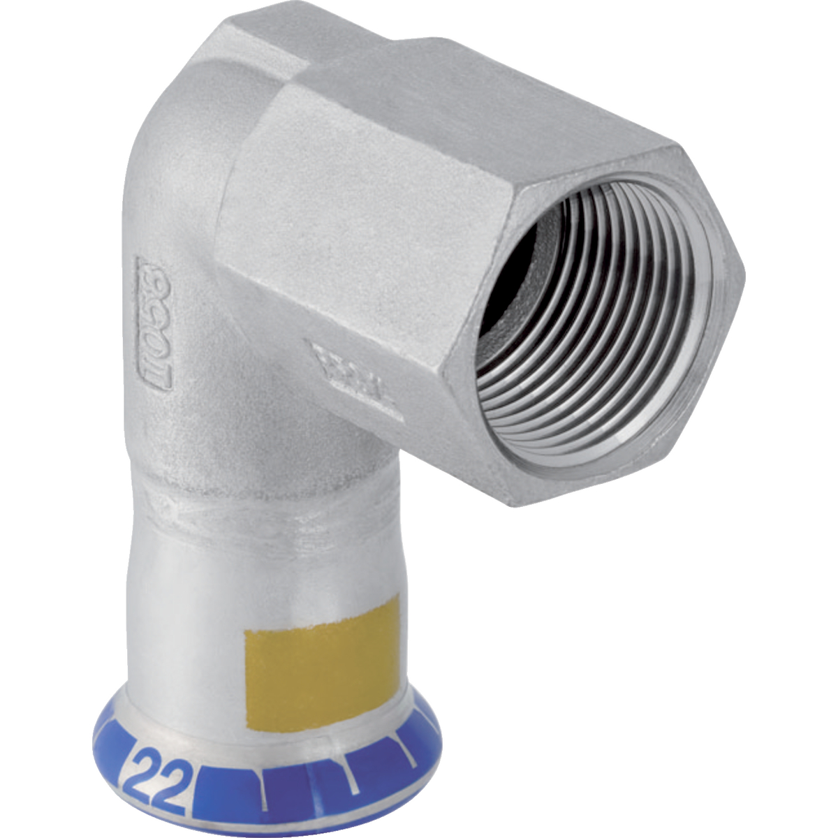 Putkenosat Puristuskulma muhvi-kierre HST 22mm 3/4" SK kaasu