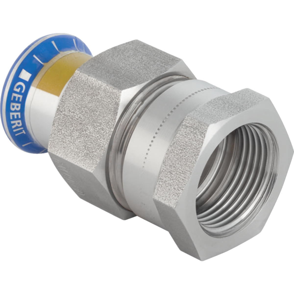 1 - Putkenosat Puristusyhdistäjä muhvi-kierre HST 15mm 3/4" SK kaasu