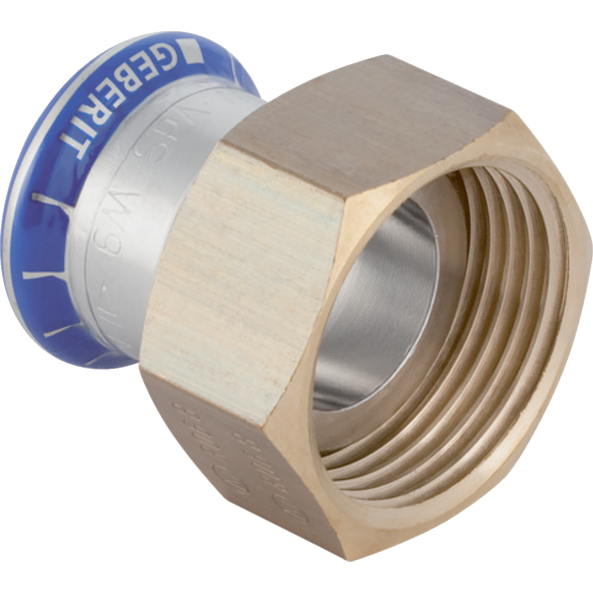 1 - Putkenosat Puristusyhdistäjä muhvi-kierre HST 22mm 1 1/4" SK Mapress