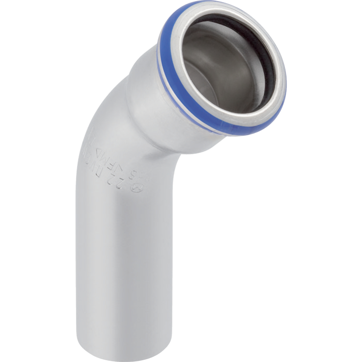 Putkenosat Puristuskäyrä muhvi-pisto 45° HST 12mm