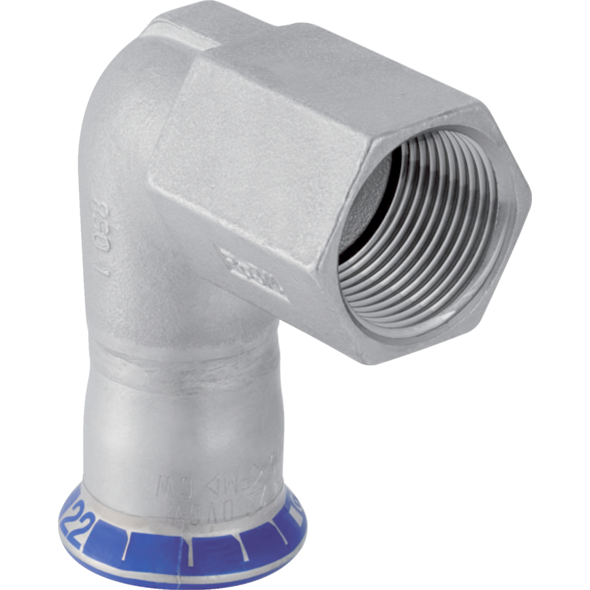 1 - Putkenosat Puristuskulma muhvi-kierre HST 18mm 1/2" SK Mapress