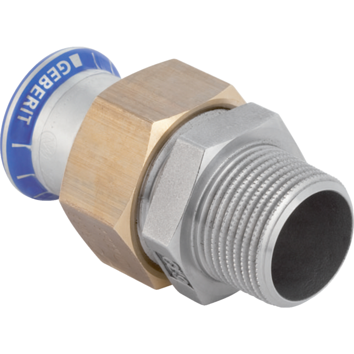 1 - Putkenosat Puristusyhdistäjä muhvi-kierre HST 15mm 1/2" UK Mapress