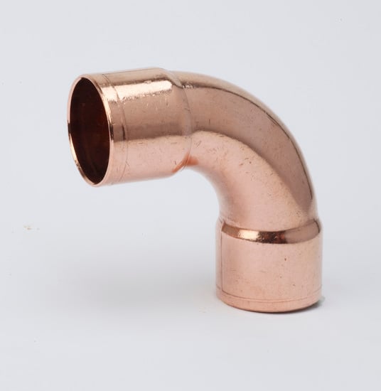 1 - Putkenosat Kapillaarikäyrä muhvi-muhvi Kupari 15mm 90° SANHA