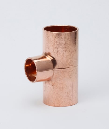 1 - Putkenosat Kapillaari T-yhde Kupari 12×10×12mm SANHA