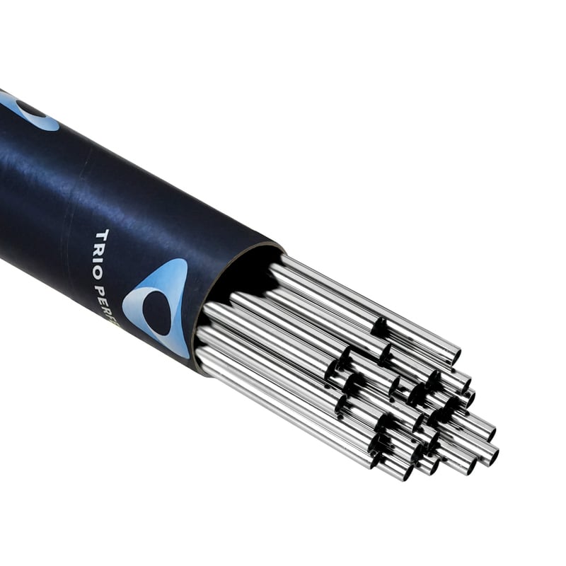 1 - Kupariputket Kupariputki puolikova suora Trio Perfekta 22X1.0X2750/KROMATTU