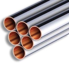 1 - Kupariputket Kupariputki puolikova suora ALTECH CU 12x1.0x2000/KROMATTU