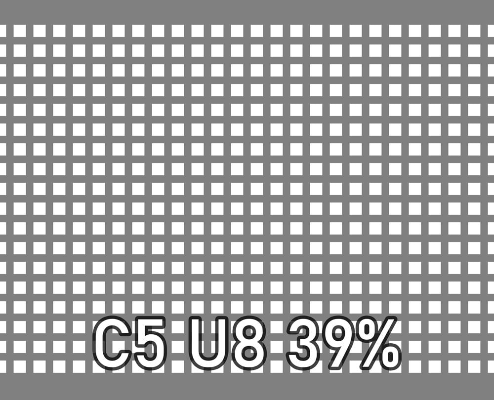 1 - Sinkityt reikälevyt Sinkitty 1x1250x2500mm C5 U8 39.0%