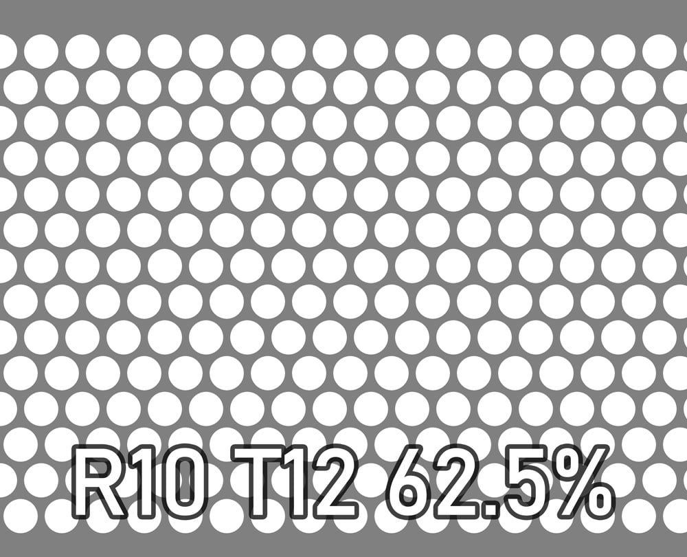 Teräs reikälevyt Teräs 1x1250x2500mm R10 T12 63.0%