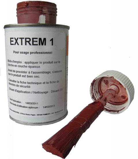 1 - Kiinteistöviemäröinti Ruostesuojamaali PAM Extrem 0.5kg punainen