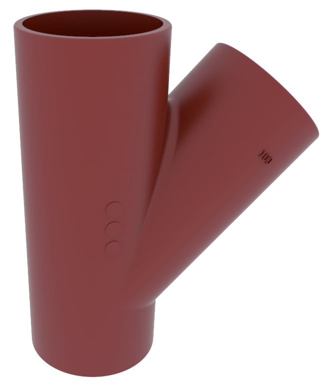 1 - Kiinteistöviemäröinti Viemärihaara PAM SMU S DN70/75 45° Valurauta