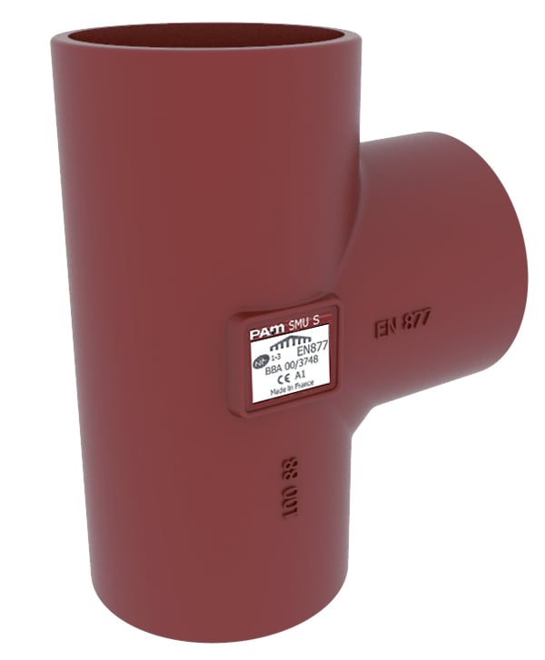 1 - Kiinteistöviemäröinti Viemärihaara PAM SMU S DN70/75 88° valurauta