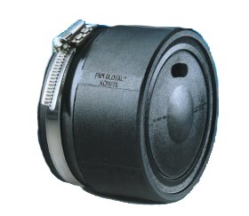 1 - Kiinteistöviemäröinti Siirtoliitin PAM Konfix DN50 EPDM/Zn 75x75x70mm