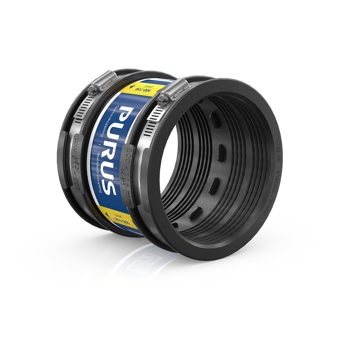 1 - Kiinteistöviemäröinti Toleranssiliitin Purus 100-116mm