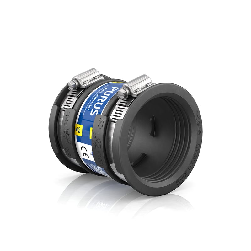 1 - Kiinteistöviemäröinti Toleranssiliitin PURUS 50-65mm