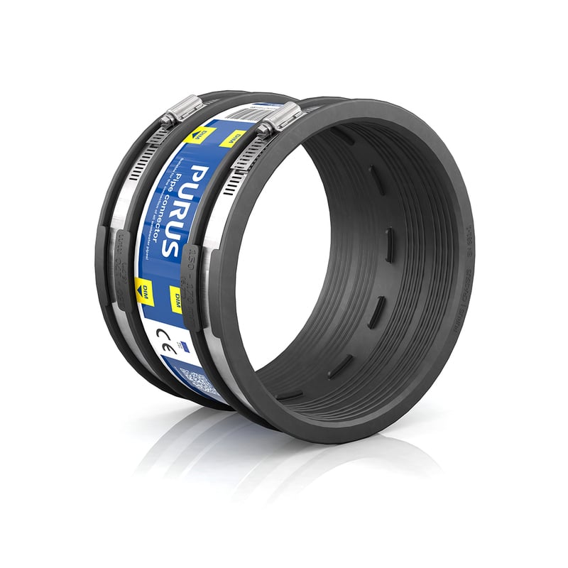 1 - Kiinteistöviemäröinti Toleranssiliitin Purus 150-170mm