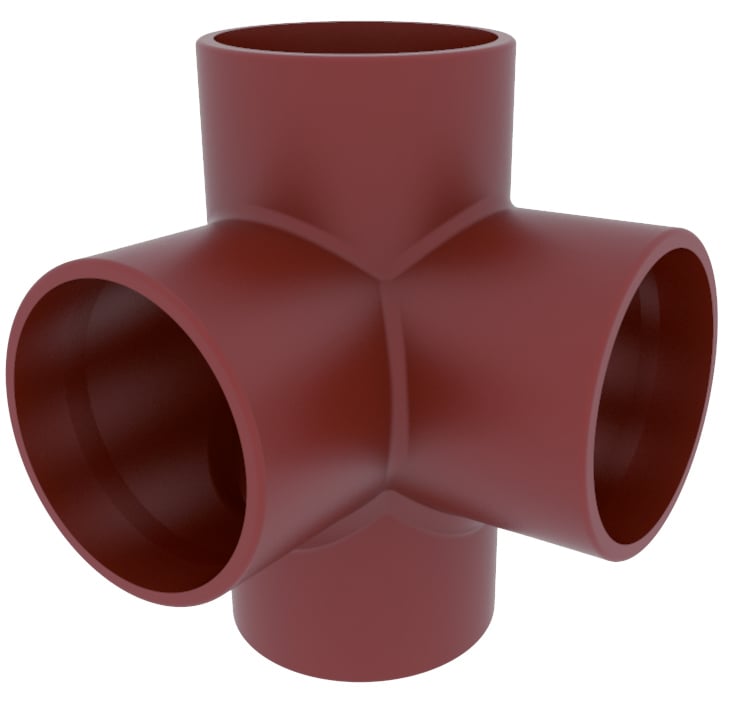 1 - Kiinteistöviemäröinti Viemäröintinurkkahaara PAM DN100/88° SMU S Valurauta