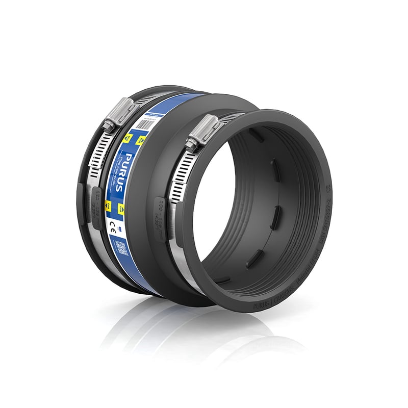 1 - Kiinteistöviemäröinti Toleranssiliitin Purus Flexi 121-136/100-116mm