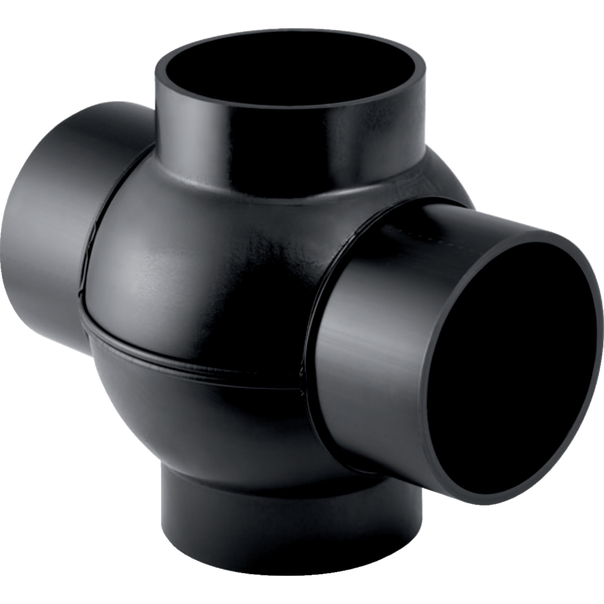 1 - Kiinteistöviemäröinti Kaksoispallohaarayhde Geberit PE 160/110mm 88,5°