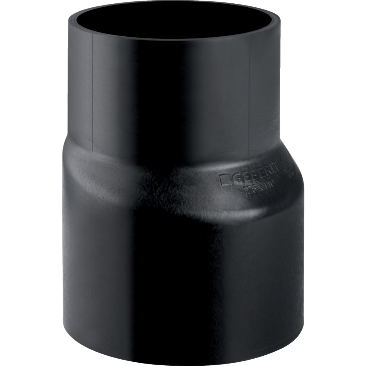 1 - Kiinteistöviemäröinti Supistusyhde epäkeskeinen Geberit PE 200/125mm pitkä