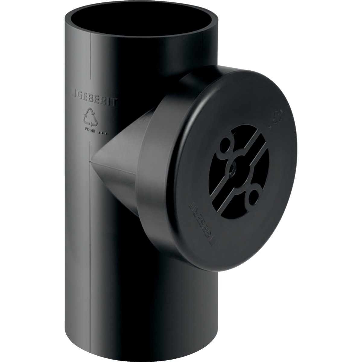 1 - Kiinteistöviemäröinti Puhdistusyhde Geberit PE 90mm 90°