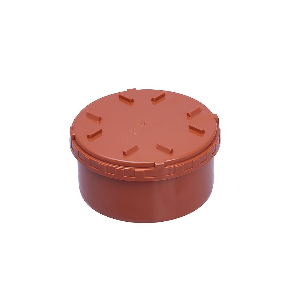 1 - Kiinteistöviemäröinti Puhdistustulppa Merika 160mm PVC