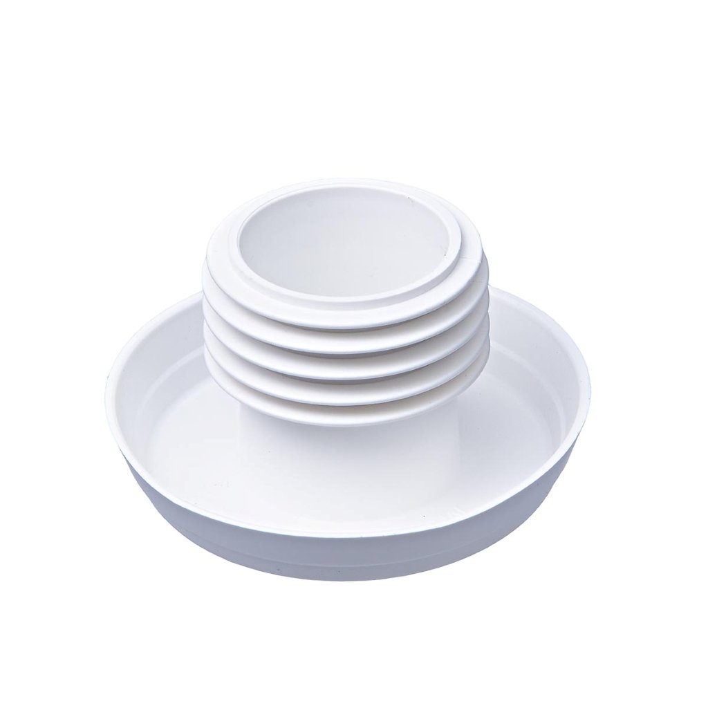 1 - Kiinteistöviemäröinti Vesilukonyhdetiiviste Merika HK 50/30mm peitelaipalla valk.