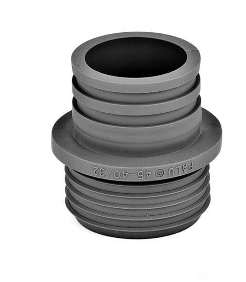 1 - Kiinteistöviemäröinti Viemäröintitiiviste Falu 45-40/32mm TPE harmaa