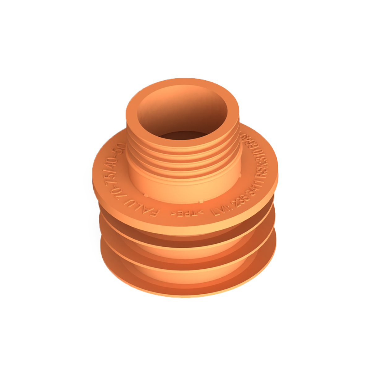 1 - Kiinteistöviemäröinti Viemäröintitiiviste Falu 70-75/40-50mm EPDM