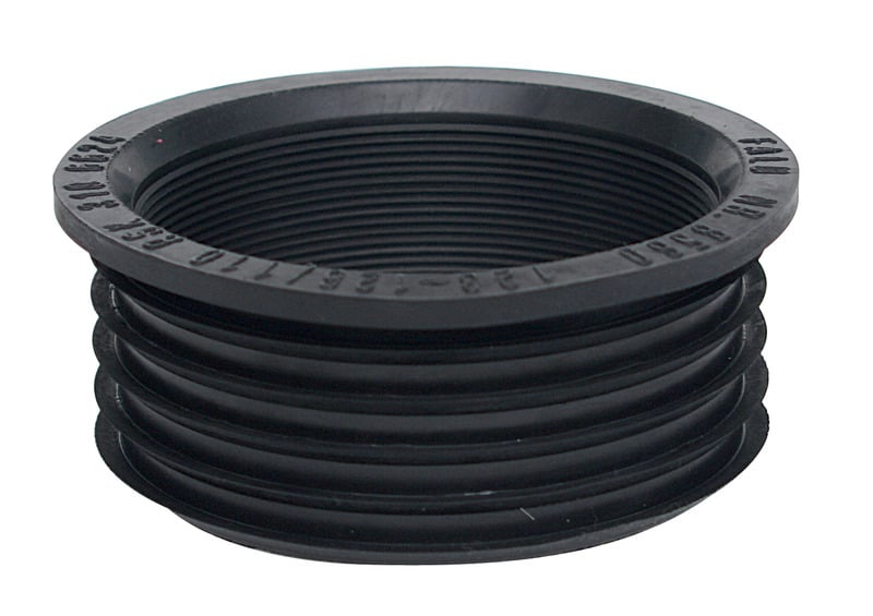 1 - Kiinteistöviemäröinti Viemäröintitiiviste Falu 123/110mm kumi musta