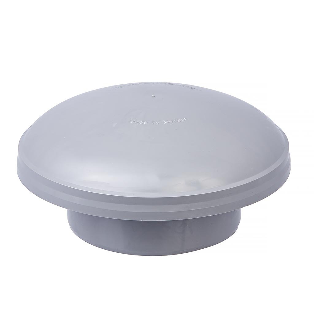 1 - Kiinteistöviemäröinti Ilmaputkenhattu Merika 150mm ABS harmaa