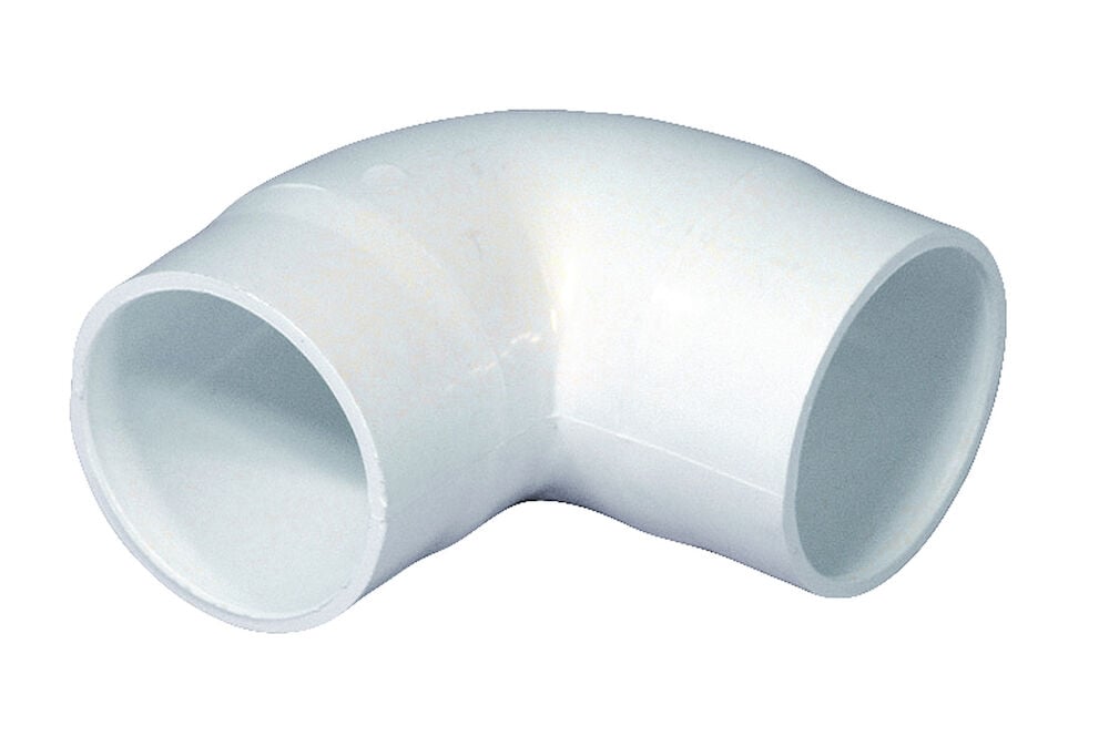 1 - Kiinteistöviemäröinti Kulmayhde 90° 40mm ABS valkoinen