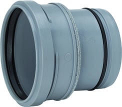 1 - Kiinteistöviemäröinti Irtomuhvi pystyputki Uponor HTP PP 75mm harmaa