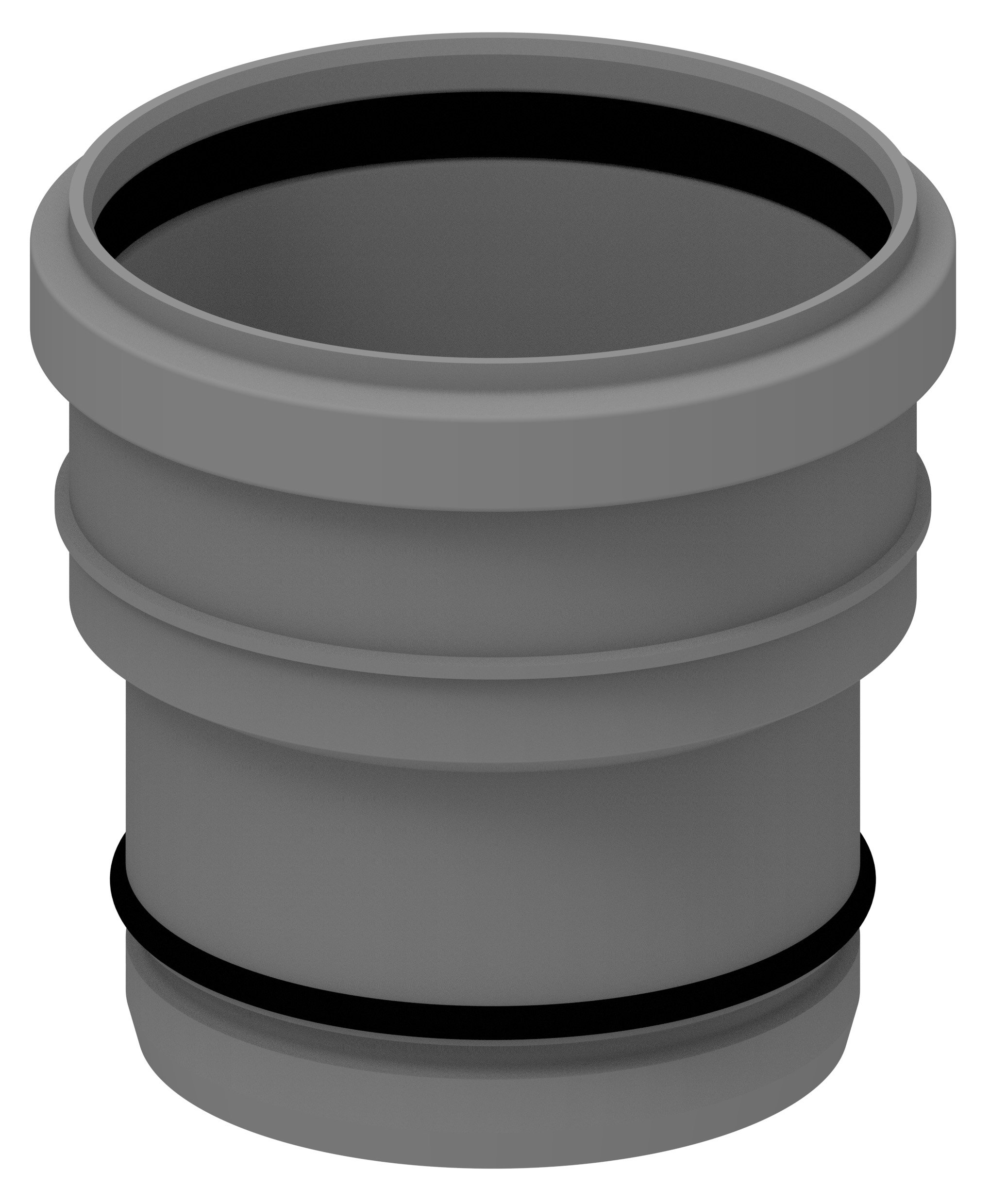 1 - Kiinteistöviemäröinti Irtomuhvi pystyputki Uponor PP 110mm harmaa