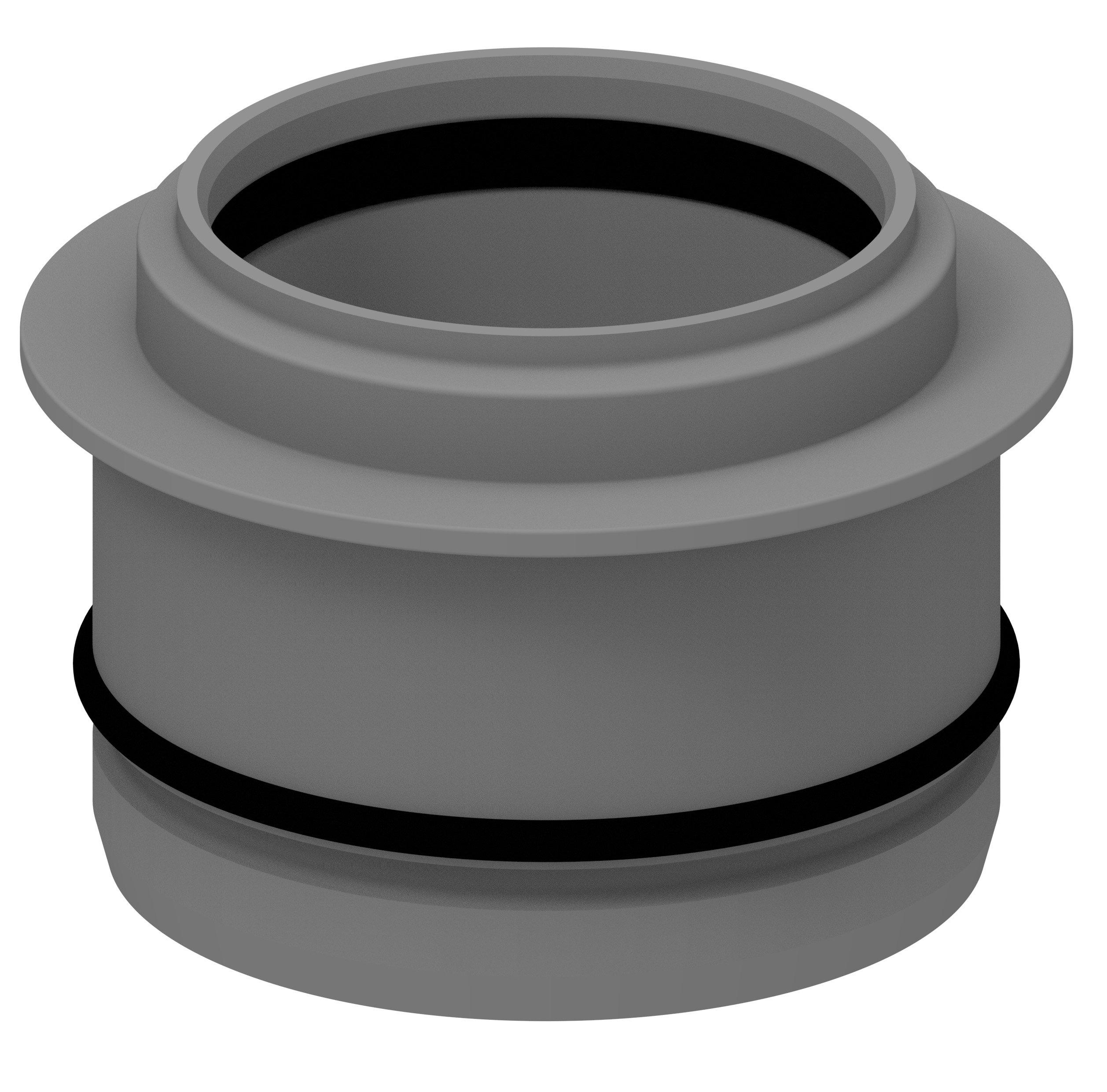 1 - Kiinteistöviemäröinti Supistus Uponor HTP lyhyt pystyputki 110/75 PP harmaa