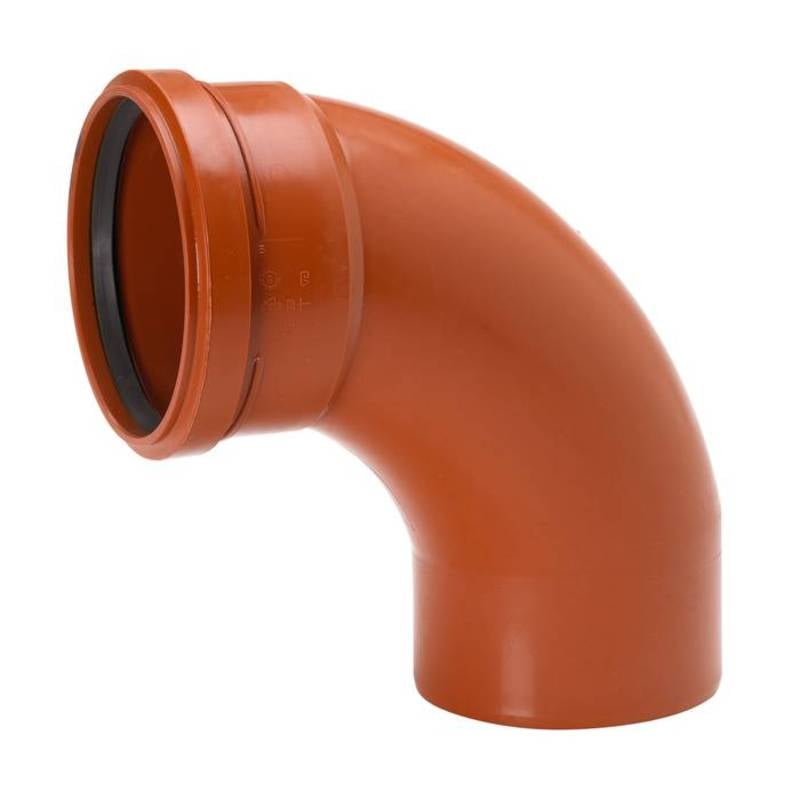 1 - Kiinteistöviemäröinti Kulmayhde Uponor HTP 160mm 88.5° PP Ruskea