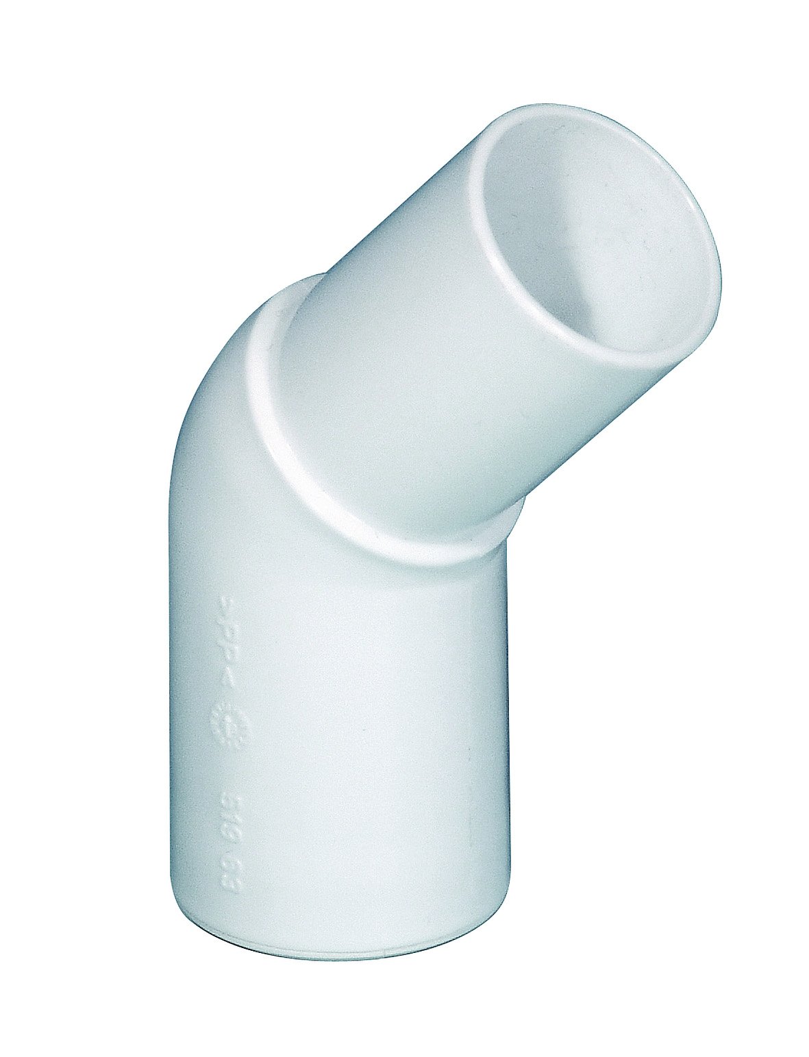 1 - Kiinteistöviemäröinti Kulmayhde 45° PP 32mm Purus valkoinen