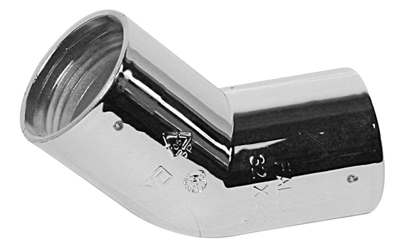 1 - Kiinteistöviemäröinti Muhvikulma Falu Vulk 32mm x 45° 2-muhvia PP kromi