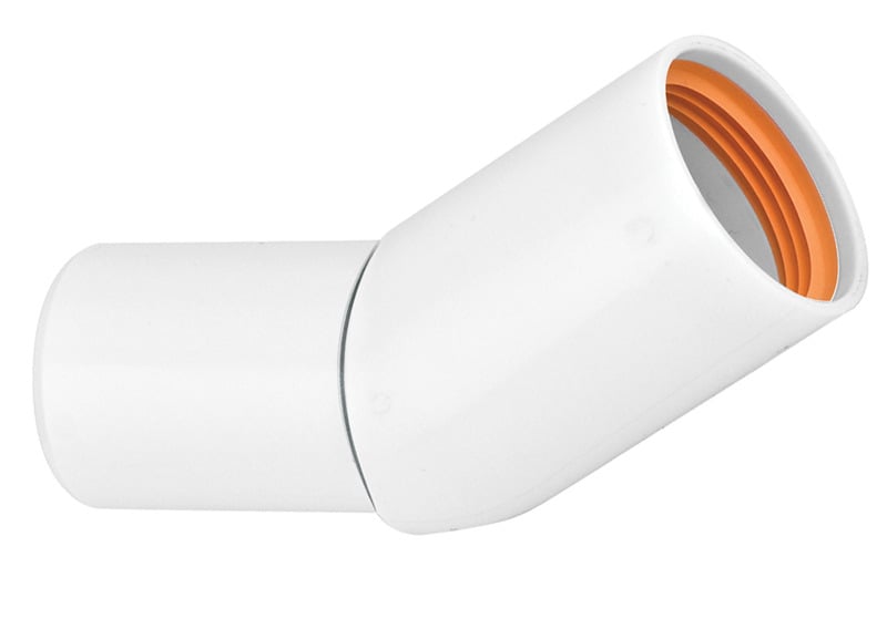 1 - Kiinteistöviemäröinti Kulmayhde Falu Vulk 32mm x 30° PP valkoinen