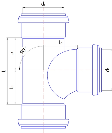 1 - Kiinteistöviemäröinti Muhvihaara Wiitta PP 110/110/88.5° harmaa