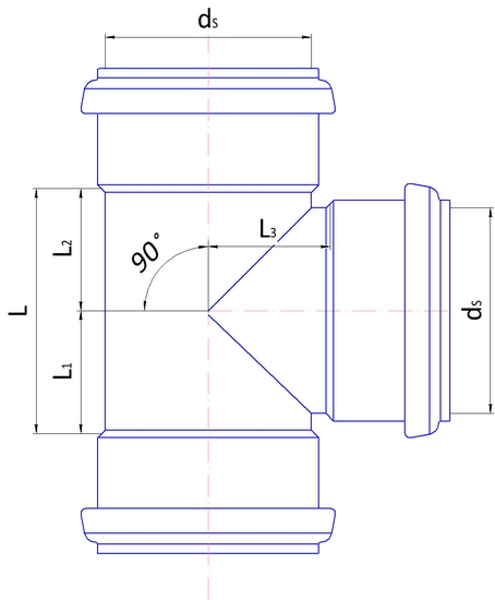 1 - Kiinteistöviemäröinti Muhvihaara PP Wiitta 32/32/88.5° valkoinen