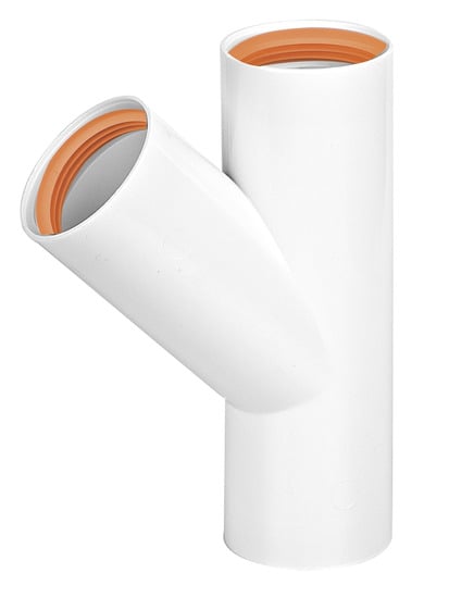 1 - Kiinteistöviemäröinti Muhvihaara Falu Vulk 40mm 45° PP valk