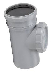 1 - Kiinteistöviemäröinti Puhdistusyhde Meltex PP 75mm harmaa