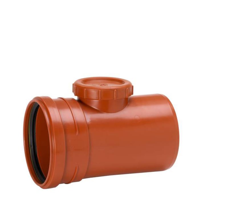 1 - Kiinteistöviemäröinti Puhdistusyhde Uponor HTP PP 160mm ruskea