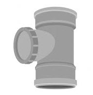 1 - Kiinteistöviemäröinti Muhvipuhdistusyhde PP 75mm Harmaa Meltex