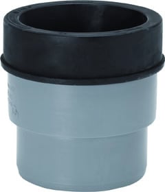 1 - Kiinteistöviemäröinti WC-liitosyhde suora Uponor HTP 110mm PP lyhyt harmaa