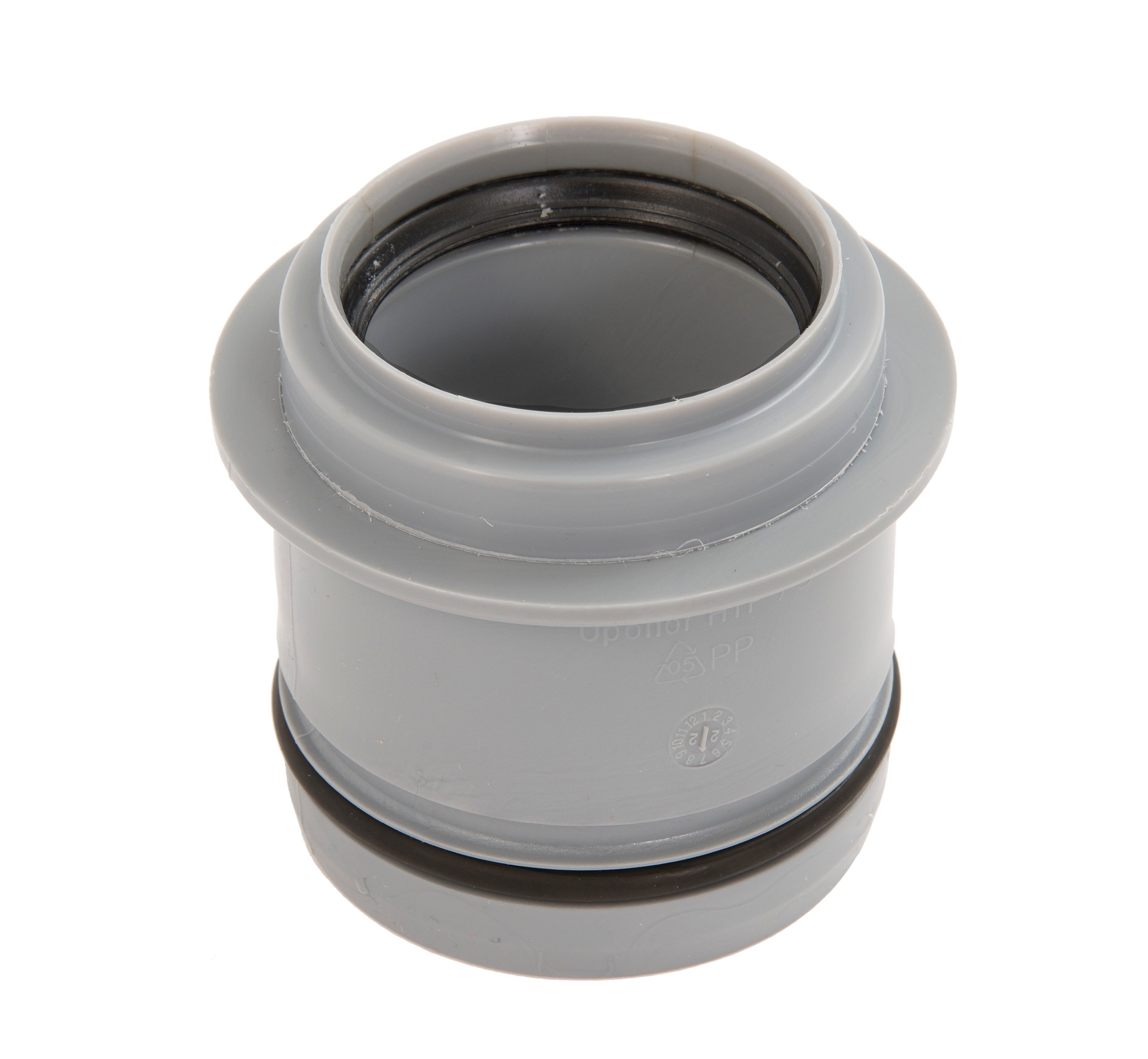 1 - Kiinteistöviemäröinti Supistusyhde lyhyt Uponor HTP 75-50mm PP harmaa