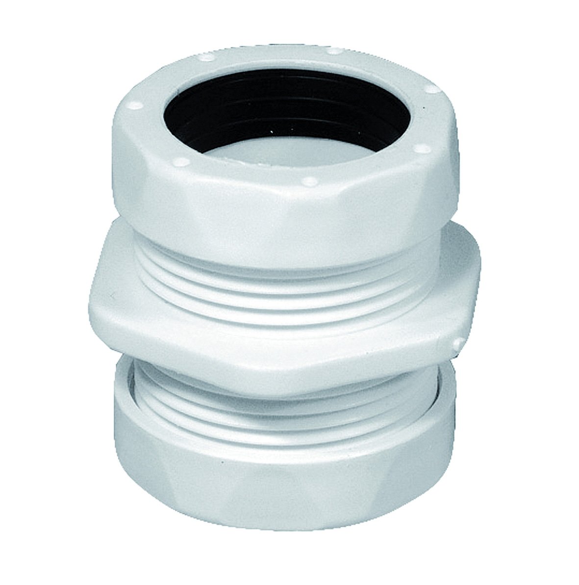 1 - Kiinteistöviemäröinti Jatkoliitin Purus PP 32x32mm valkoinen